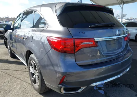 2018 Acura Mdx z USA, uszkodzony, nr VIN 5J8YD3H34JL005596